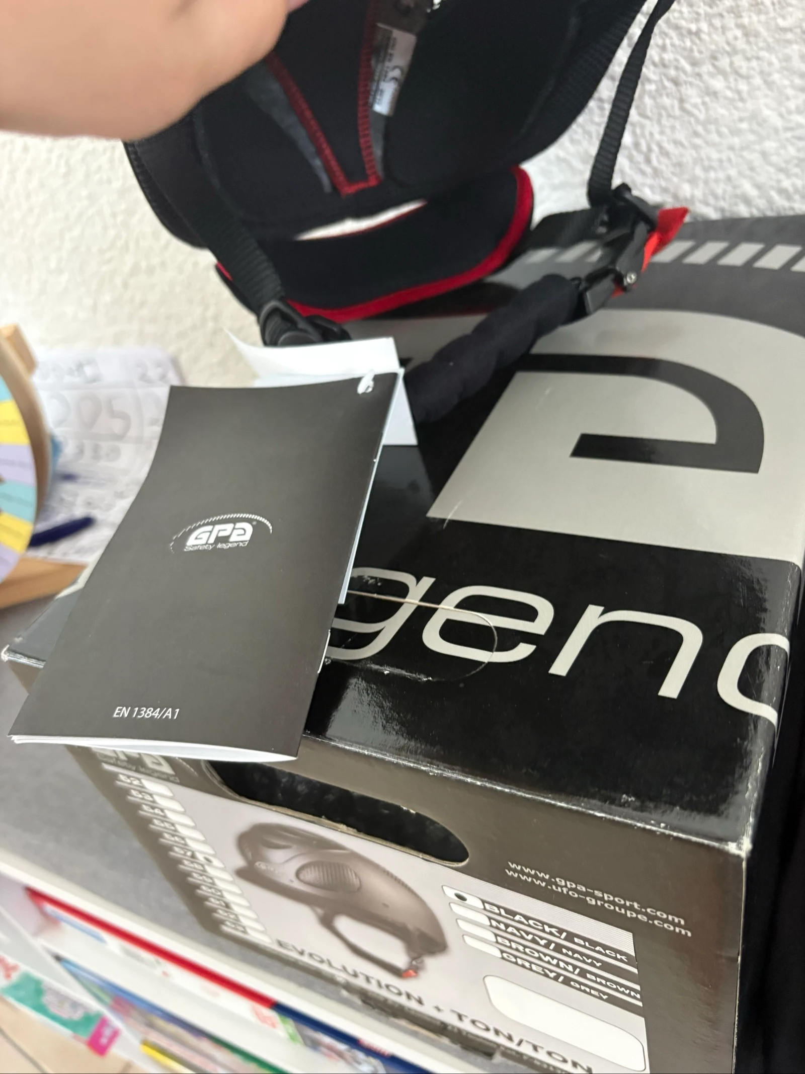 Casco GPA Speed Air Evolution 2 negro mate Strass T57 nuevo con caja – photo 3